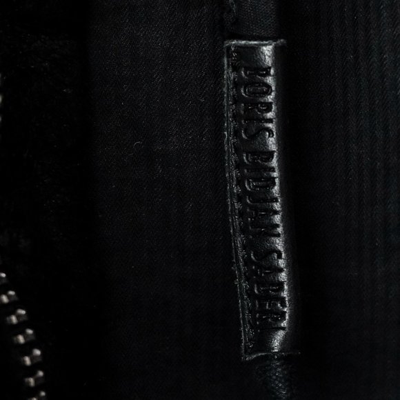 Boris Bidjan Saberi Distressed Black Hooded Leather Jacket - Picture 4 of 10